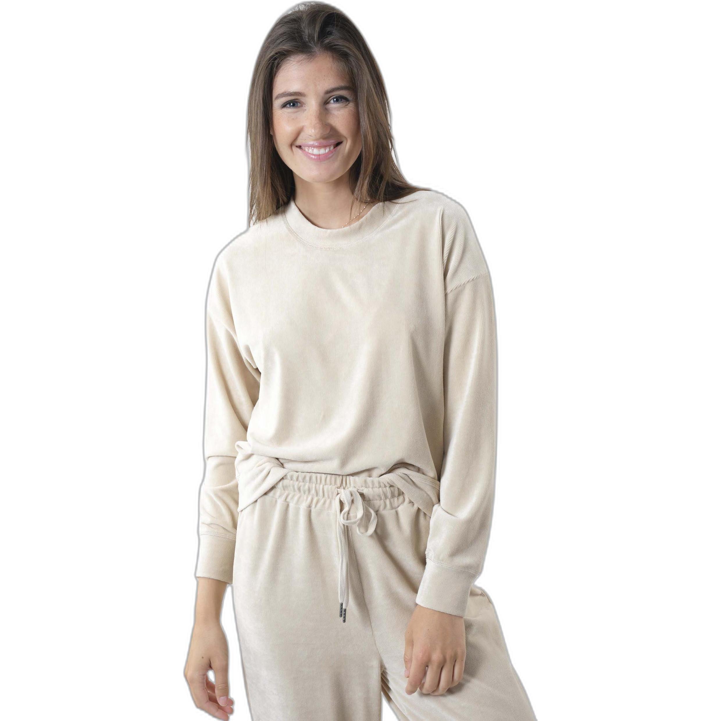 Thumbnail - Deeluxe, Damen, Pullover, langarmshirt, joya, Weiss, (XS)