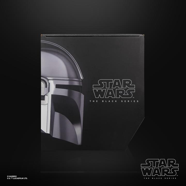 Actual product image Hasbro The Black Series: The Mandalorian Helmet