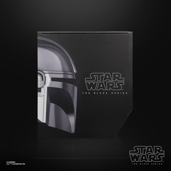 Actual product image Hasbro The Black Series: The Mandalorian Helmet