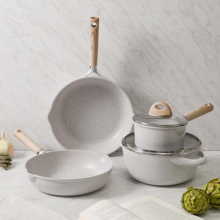 Immagine prodotto Kasanova Pfannenset (Set di pentole e padelle da cucina, Alluminio)