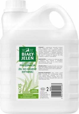 Biały Jeleń Gel per l'igiene intima all'aloe vera White Deer Ricarica da 2 litri (2000 ml, Gel intimo)