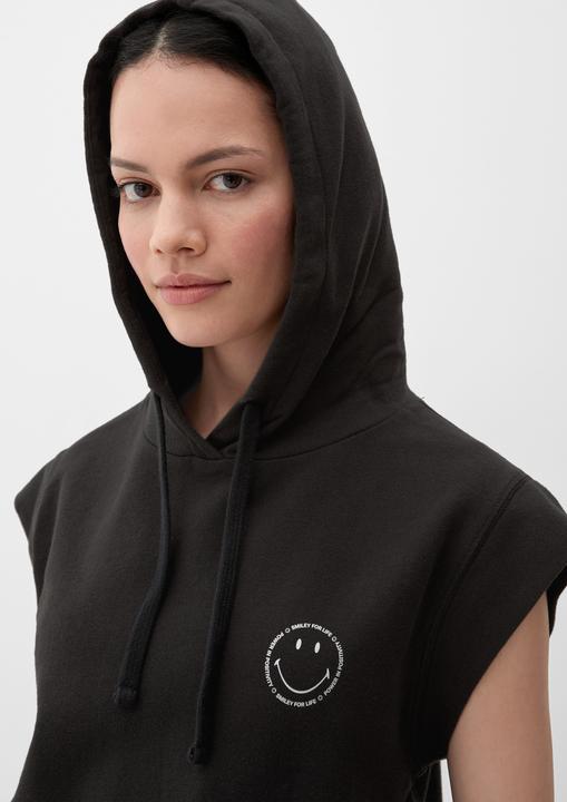 Actual product image s.Oliver Sweatshirt Kurzarm-Sweatshirt mit Smiley®-Print (36)