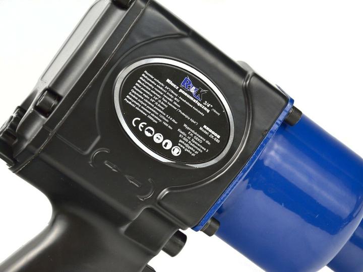 Actual product image GEKO Compressed air impact wrench 3/4, 1500NM, 8 BAR
