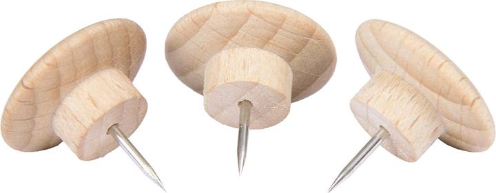 Image du produit Legamaster Reissnägel Push Pins Holz, 25 Stück (25 pièce(s), 18 mm)