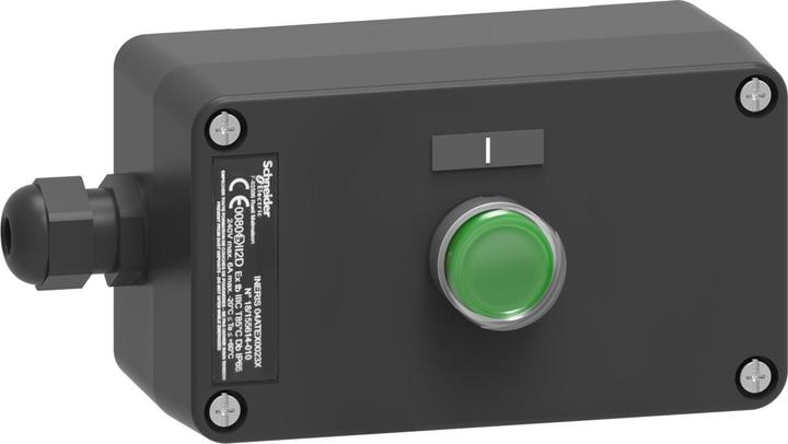 Actual product image Schneider Electric Atex Push-Button Station (Insulated) 1 Green Xawg100ex