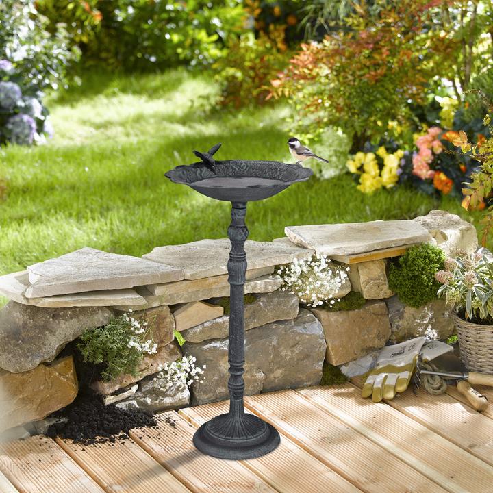 Actual product image Relaxdays Bird bath