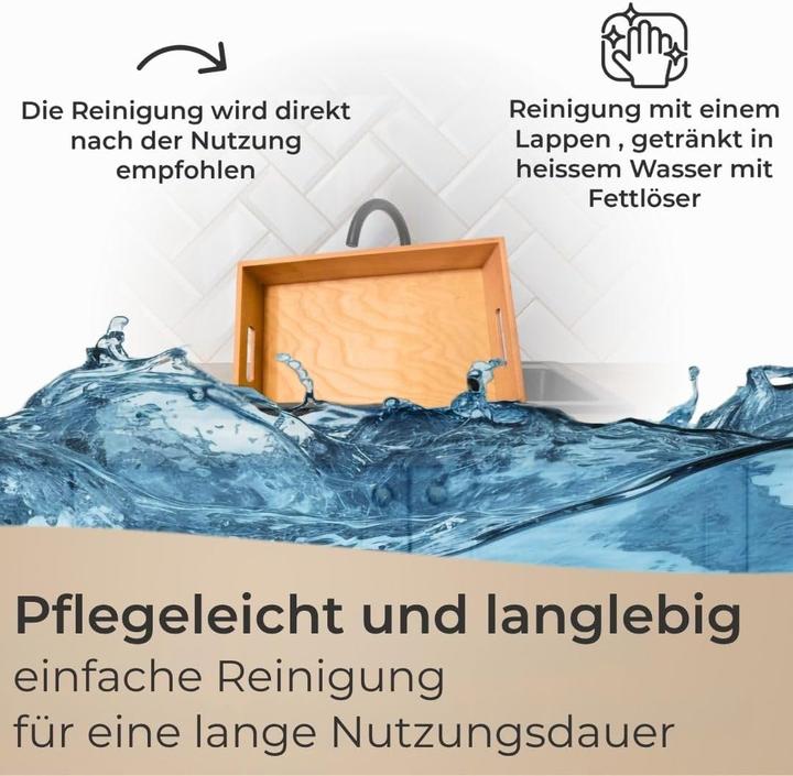 Produktbild Topanbieter 999 Serviertablett mit Griffen extra hoher Rand