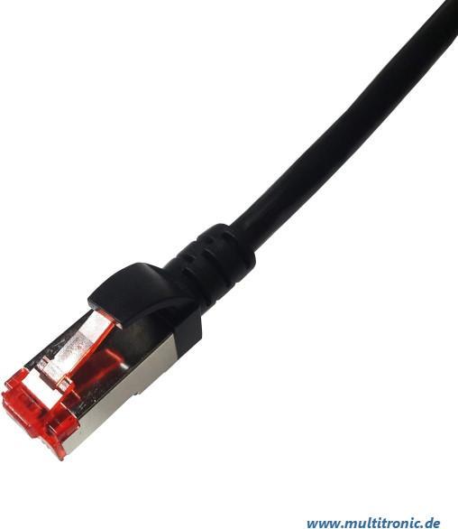 Produktbild Brackton Patchkabel Cat.6 SF/UTP 500MHz HF 2m schwarz (SF/UTP, CAT6, 2 m)