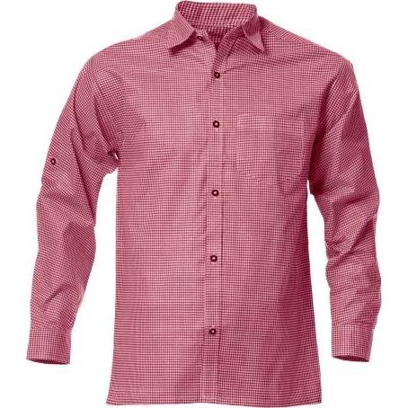 Thumbnail - PartyChimp Trachtenhemd Rot Grösse S (S)