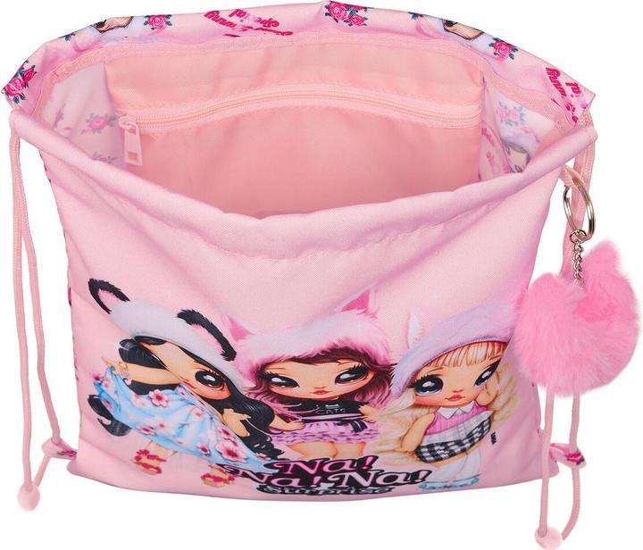 Produktbild Surprise! Rucksacktasche mit Bändern Na!Na!Na! Surprise Fabulous Rosa 26 x 34 x 1 cm
