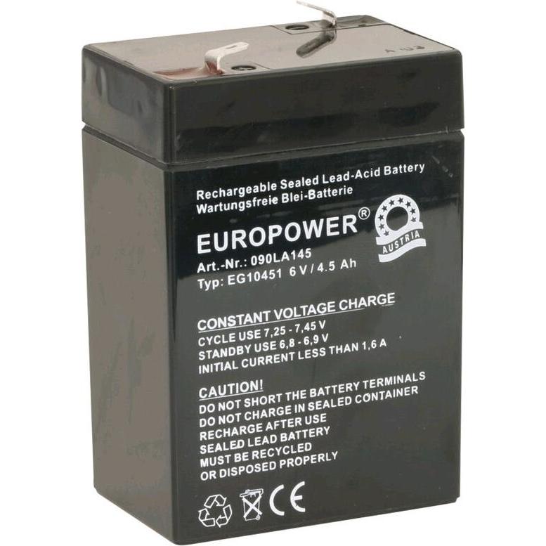 Thumbnail - Multipower MP4,5-6 USV-Batterie (6 V, 4500 mAh)