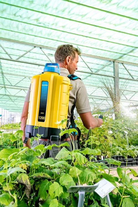 Immagine prodotto Gloria Haus und Garten 000067.0000 Zaino irroratore a batteria 18V 12l senza batteria Zaino irroratore 12 l (0000 (12 l)