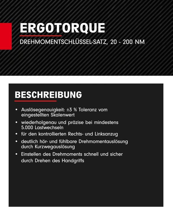 Image du produit KS Tools Ergotorque (1/2", 20 Nm, 200 Nm)