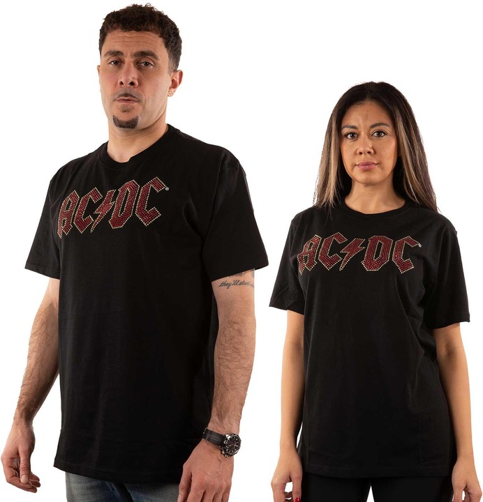 Produktbild AC/DC TShirt mit verschönertem Logo Erwachsene (L)