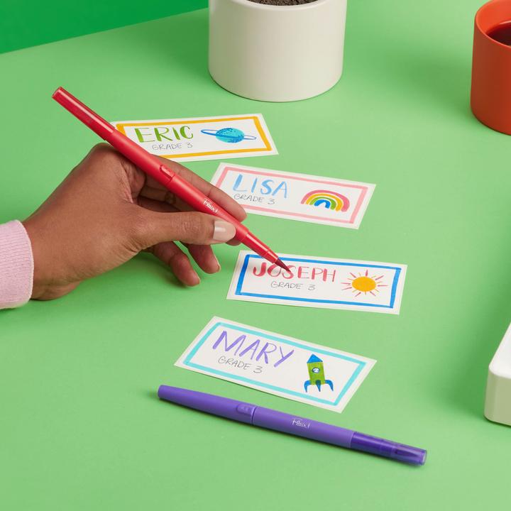 Immagine prodotto Paper Mate Pennarello Flair Dual Medium, 8 pezzi, larghezza riga (Multicolore, 8 x)