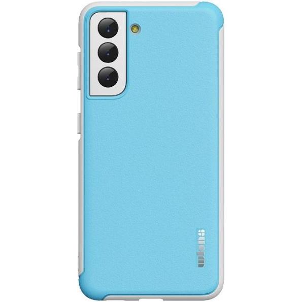 MU Style Macaron Series Plastik Hülle (Samsung Galaxy S21+), Smartphone Hülle, Blau