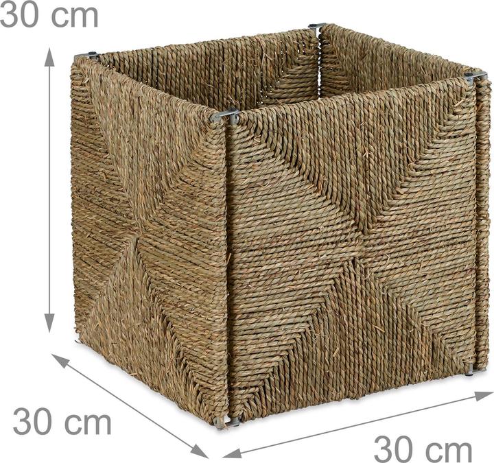 Actual product image Relaxdays Storage basket (1 x, 30 x 30 x 30 cm)