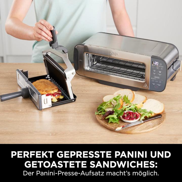 Actual product image Ninja 3-in-1 Multifunctionele Toaster, Grillplaat en Panini Maker - 7 Roosterstanden - RVS - ST202EU