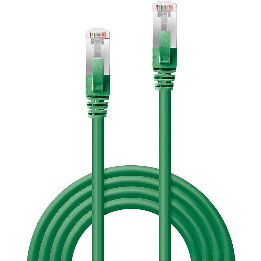 Thumbnail - Lindy 0,3m Cat.6A S/FTP LSZH Netzwerkkabel Grün (S/FTP, CAT6a, 0.30 m), Netzwerkkabel