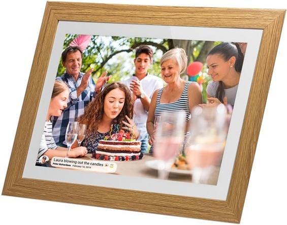 Actual product image Lippa 10" Frameo - Wood (10", 1280 x 800 pixels)