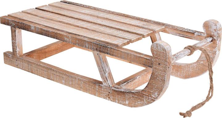 Produktbild Rechberger Dekorativer Mini-Holzschlitten, 50 x 24 x 14 cm
