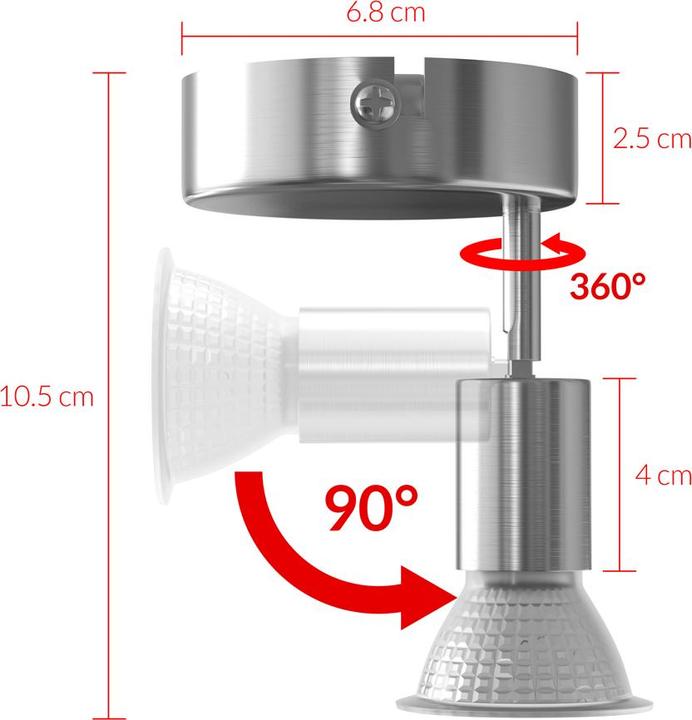Actual product image Monzana Ceiling light (300 lm, GU10)