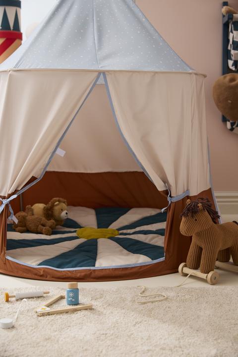 Actual product image Kids Concept - Play Mat Circus - Teal - 112x112x2 cm