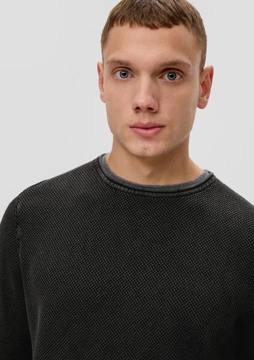 Image du produit s.Oliver Strickpullover Strickpullover aus reiner Baumwolle (L, S)