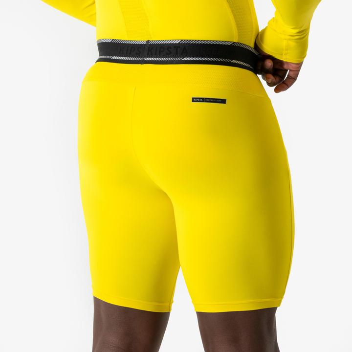 Image du produit Kipsta Sous-Short Football Adulte Jaune Keepdry Light (XS)