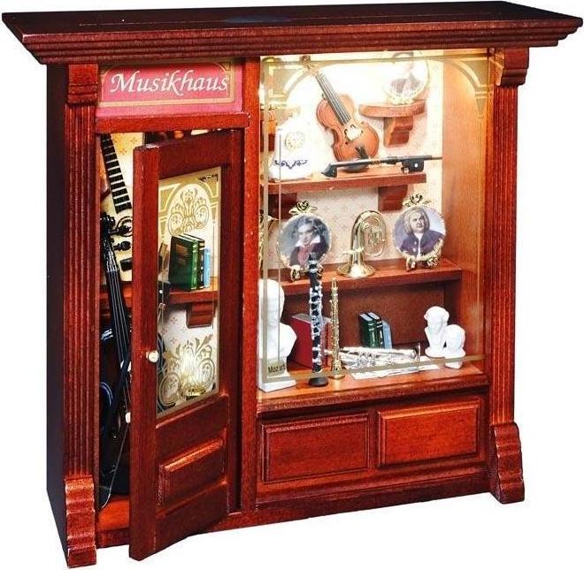 Reutter 102.797/3 - Music house with lighting - window shop series 797