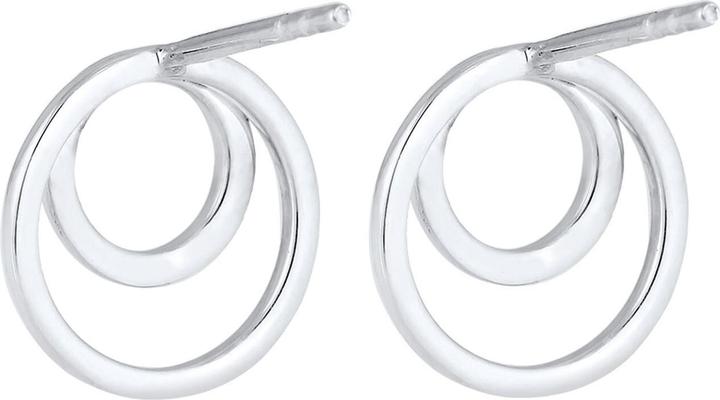 Image du produit Elli Boucles d'oreilles Cercle Anneaux Basic Geo Minimal 925 argent sterling (Argent sterling 925)