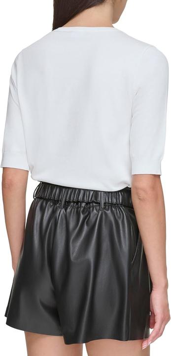 Actual product image DKNY Ribbed Trim Pullover Top (M)