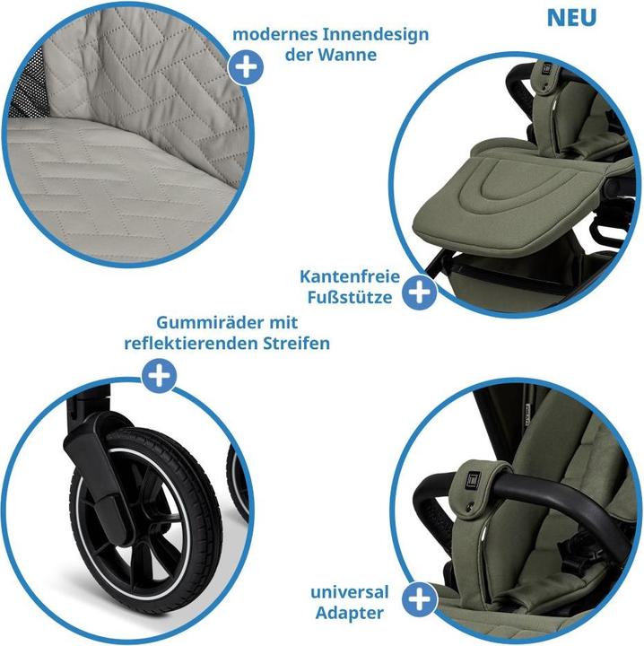 Actual product image Moon Kombikinderwagen 2in1 Kombi-Kinderwagen Resea + bis 22 kg