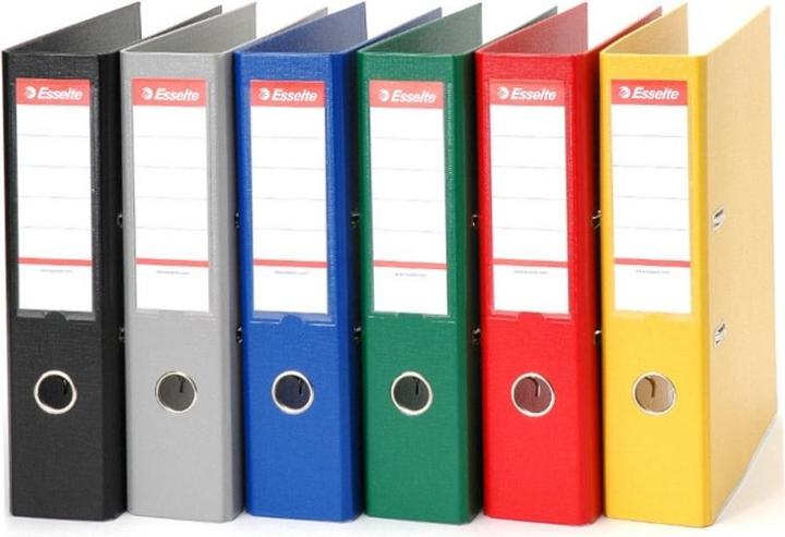 Produktbild Dymo Plastik-Ordner Standard, DIN A4, 75 mm, hellblau Einband innen und aussen mit PP-Folie kaschi (A4, 75 mm, 1 Stück)