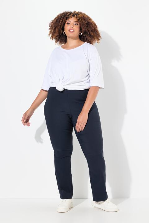 Produktbild Ulla Popken Thermo-Bengalinhose, Slim Fit, warm, Elastikbund (50)