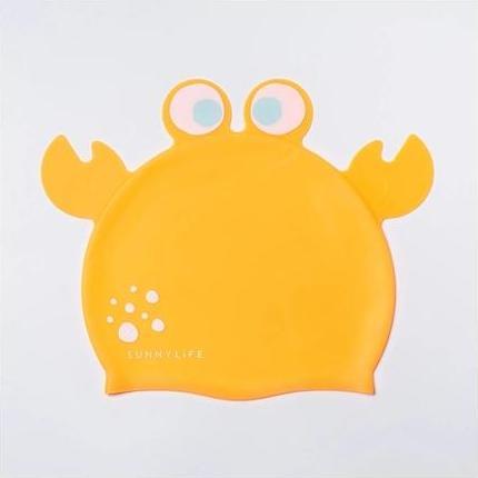 Actual product image Konjac Sponge SUNNYLIFE Sonny the Creature czepek basenowy Shaped Neon Orange