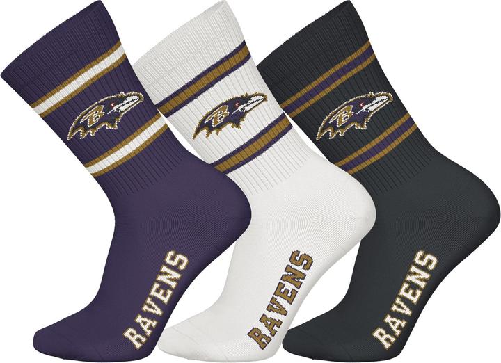 Produktbild NFL Socken Sportlich Stretch 3Pack Crew Socks (3er Pack, 43 - 46)