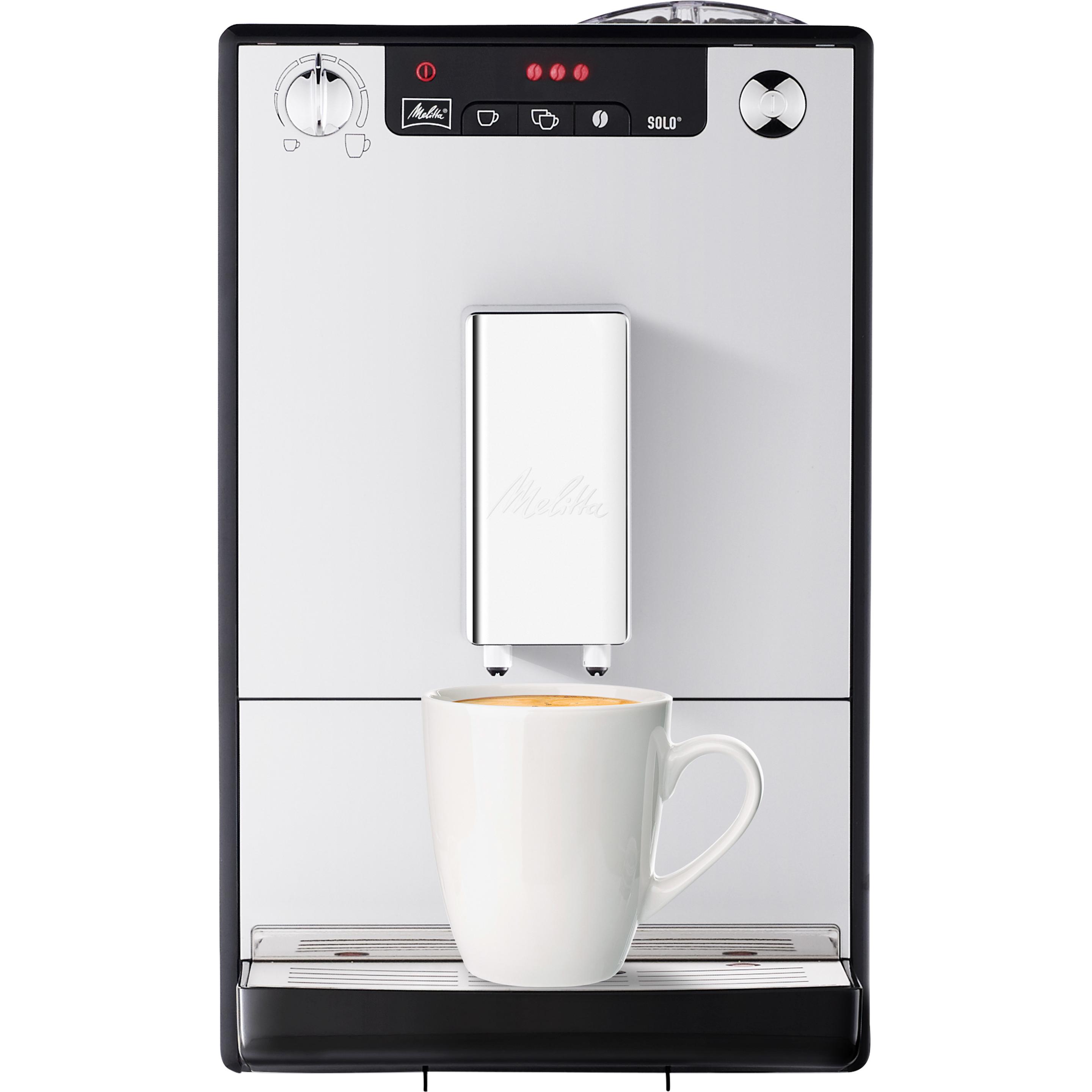 Melitta Caffeo Solo, Kaffeevollautomat, Schwarz, Silber