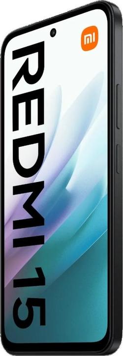 Actual product image Xiaomi Redmi 15 4G (128 GB, Midnight Black, 6.90", Hybrid Dual SIM, 4G)
