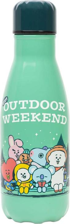 BT21 Grupo Erik Official Merchandise Metal Hot & Cold Bottle 260ml - 9 Oz (0.26 l)