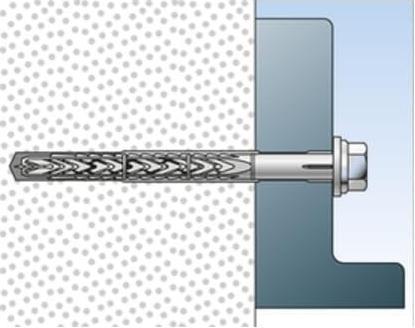 Actual product image Fischer Long shank dowel SXRL 10x260 T (50 pcs.)