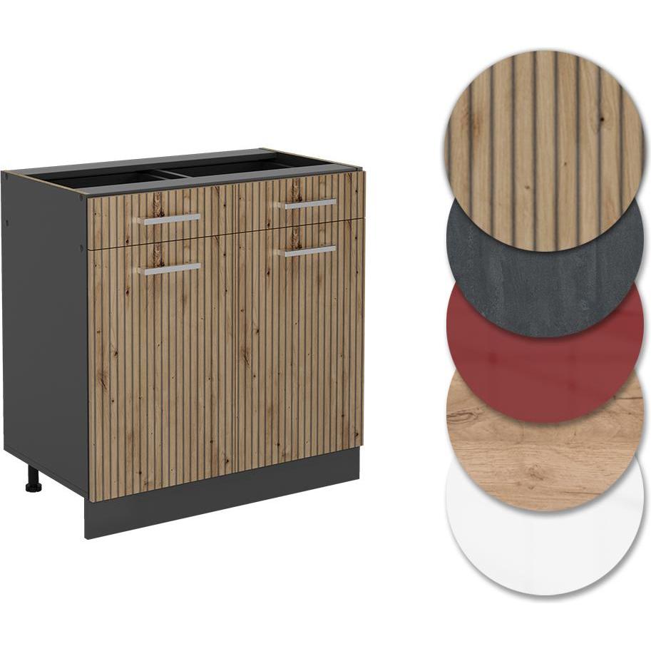 Vicco, Regal, Küchenunterschrank R-Line (80 x 60 x 81.5 cm)