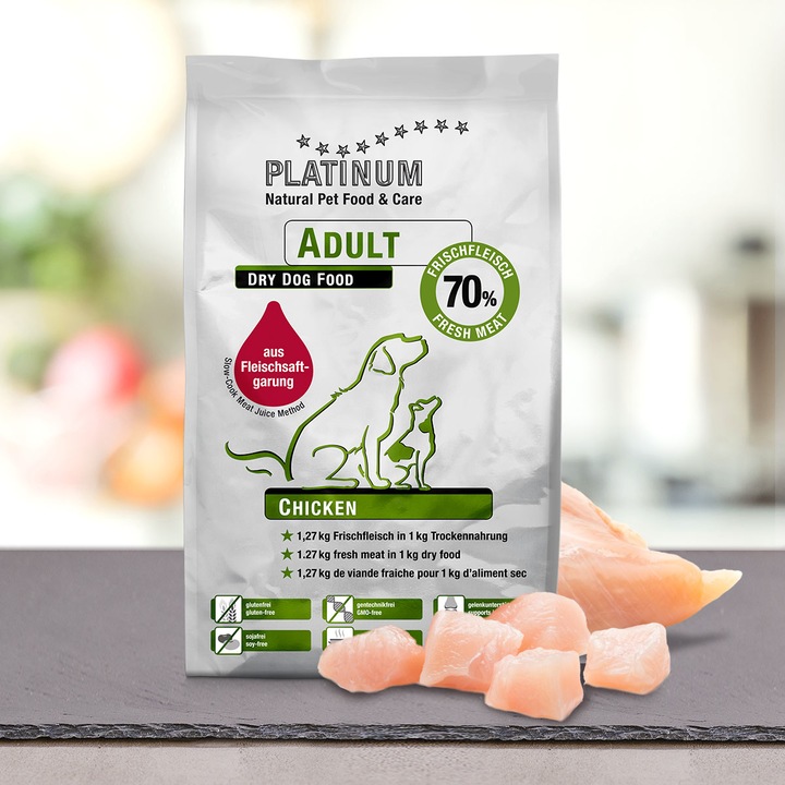 Immagine prodotto Platinum Alimento semiumido Adult Chicken, 5 kg (Adulto, 1 pz., 5000 g)