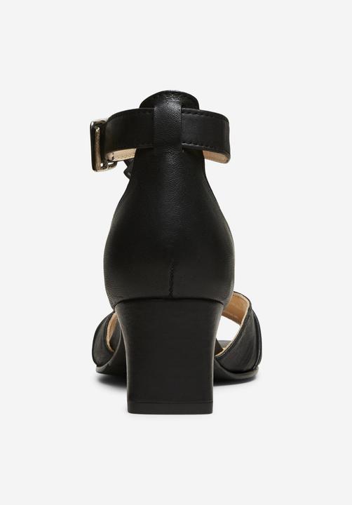 Actual product image Selected High Heel Leather Sandals (36)