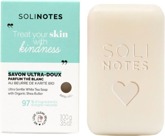 Actual product image Solinotes Solid Soap Thé Blanc (Hard soap, 100 g)