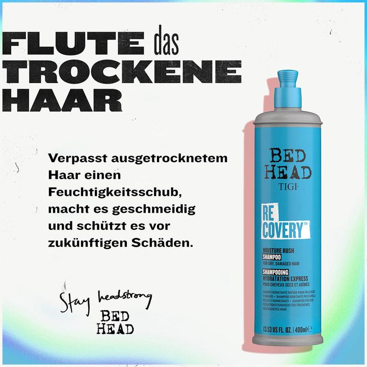 Actual product image Tigi Bed Head Urban Antidotes - Recovery Moisture Rush Shampoo (Liquid shampoo, 400 ml)