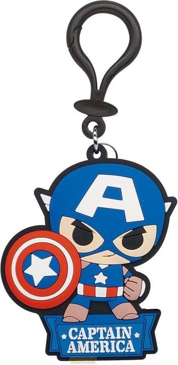 Produktbild Monogram Marvel Soft Touch PVC Taschenanhänger Captain America