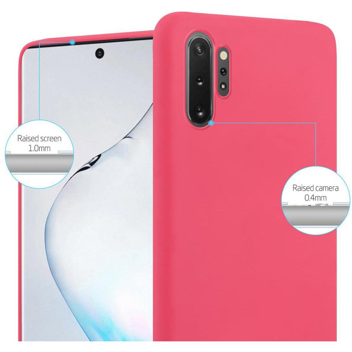 Thumbnail - Cadorabo TPU Candy Cover (Samsung Galaxy Note 10 Plus), Smartphone Hülle, Rot