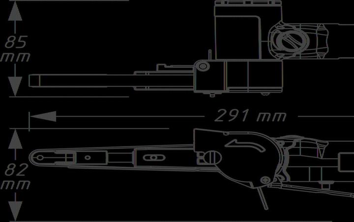 Produktbild HAZET Bandschleifer (Bandschleifer, 418 W)