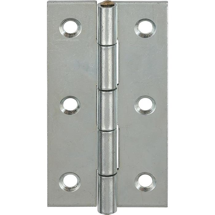Voss Helme, Türbeschlag + Scharnier, Gerollte,schmale Scharniere H.40mm B.26mm S.0,9mm STA verz. VORMANN (000501040Z)